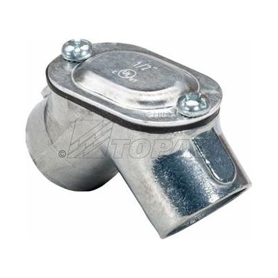 Topaz 352 Zinc Die Cast Pull Elbow, 3/4", 90°