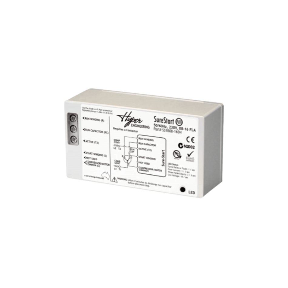 Enphase SSTART-08-16A-1P-230V Soft Starter for 240V HVAC Loads