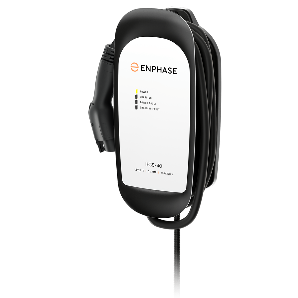 Enphase IQ-EVSE-NA-1040-0100-0100 10AWG Hardwired EV Charger 32A 240Vac