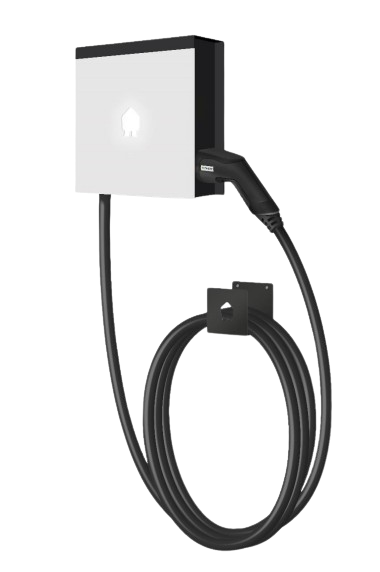 Smappee EVWNA-248-C18-E-W EV Wall Mounted Hardwired Smart Charging Sta ...