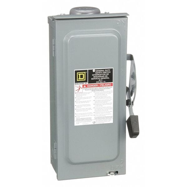 Square D D322NRB 60A 3-Pole AC Disconnect Box