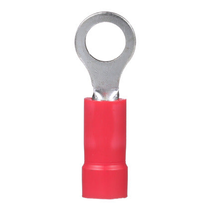 PV18-10R-CY Ring Terminal, Vinyl Insulated, Funnel Entry, 22 to 18 AWG