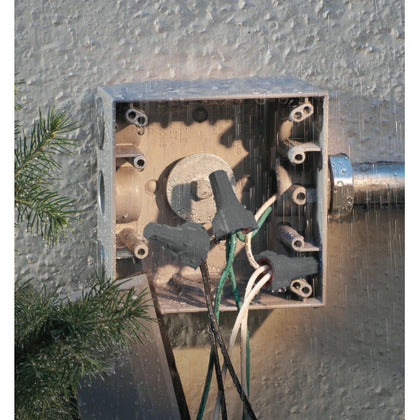 30-1162 Weatherproof Wire Conn, 62® Gray/Red, 20/Card