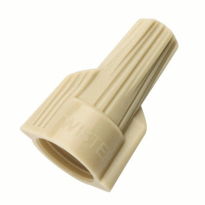 30-341 Twister® Wire Conn, Model 341® Tan, 100/Box