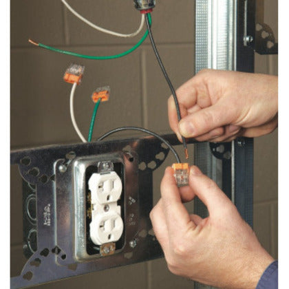 30-1034J In-Sure® Push-In Wire Conn, 34 4-Port Yel, 200/Jar