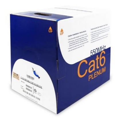 6E04URSPLSBL4NS Cat6 Riser (CMR) No Spline Blue Reelex Ll Pullbox 1,000'