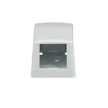 CBX1WH-A Multimedia Outlet Housing, Low Profile, Surface, White, 1-Ports