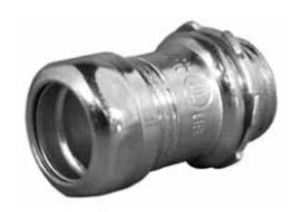 7100ST EMT Compression Connector, 1" Diameter,  Insulated, Steel/Zinc