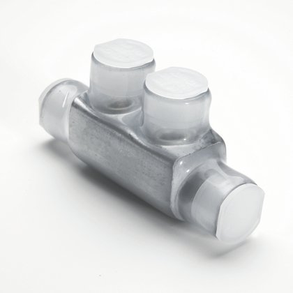 BISR1/0 Inline Splicer/Reducer, Insulated, 14 - 1/0 AWG, Clear