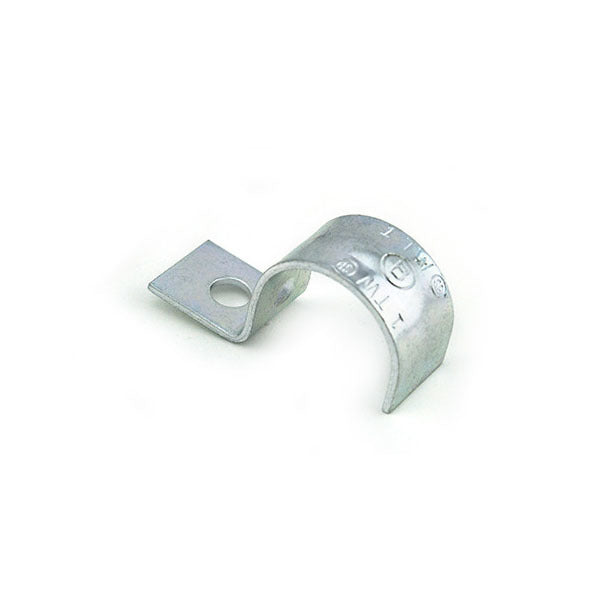 Strap - 1 Hole Steel; EMT; 1 Hole; 1 In.; Steel