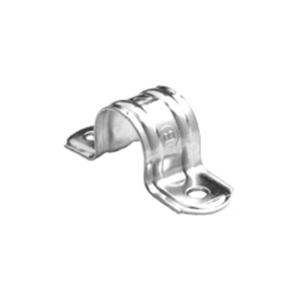 Conduit Strap; EMT; 2-Hole; 1 In.; Steel
