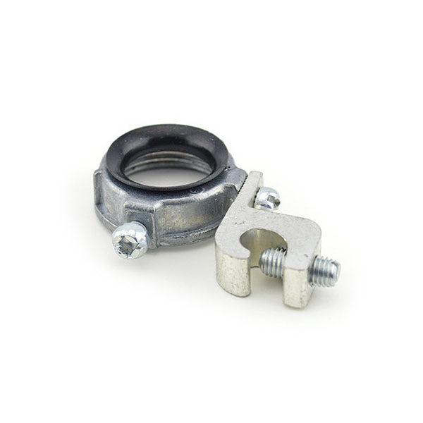 Grounding Bushing; Threaded; 3/4 In.; Insulated; Die Cast Zinc