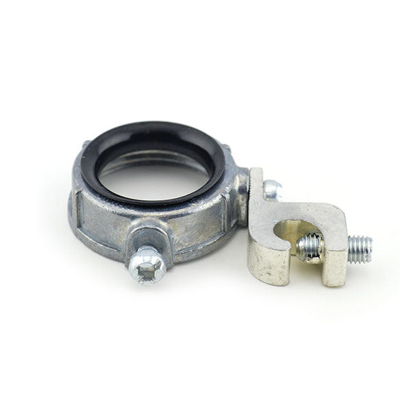 Grounding Bushing; Threaded; 1 In.; Insulated; Die Cast Zinc
