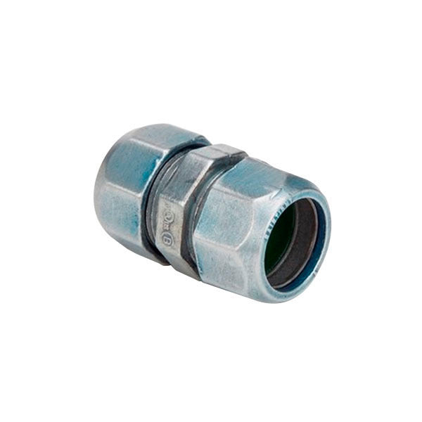 EMT Compression Coupling (Raintight) - Die Cast; 3/4 In.; 1-9/16 In.; Ball Burnished Mirror Smooth; 1-3/8 In.