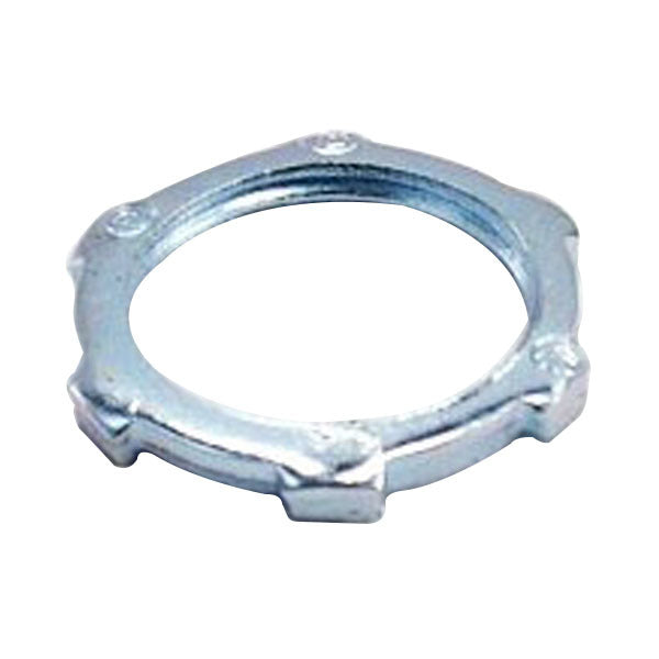 Steel Locknut; 3/4 In.; Threaded; Locknuts; Zinc-Electroplated