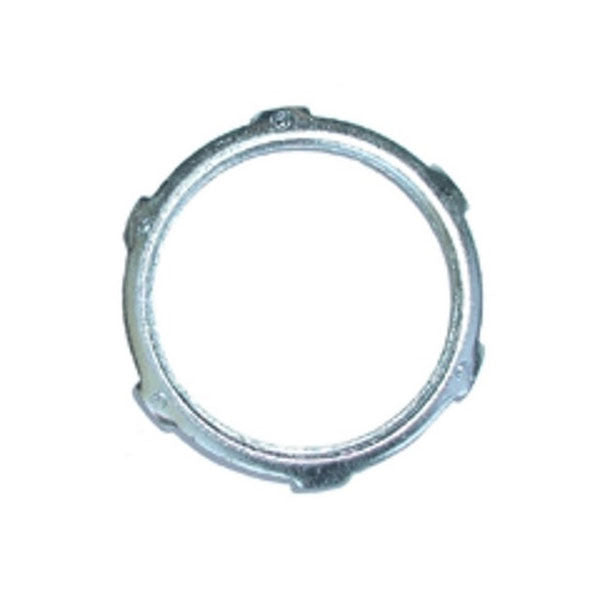 Steel Locknut; 1 In.; Threaded; Locknuts; Zinc-Electroplated