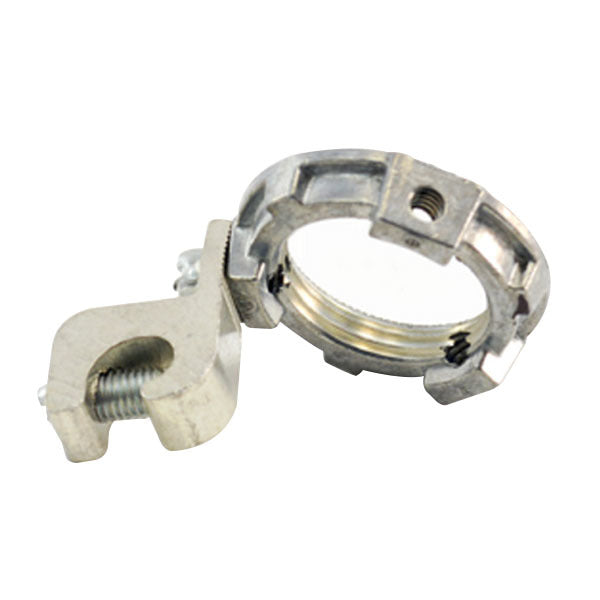 Locknuts - Bonding; 3/4 In.; Zinc Die Cast; Ball Burnished Mirror Smooth; Threaded