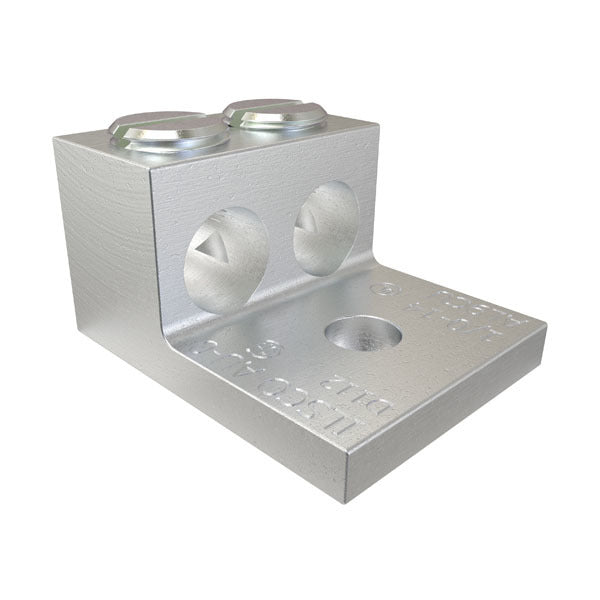 Mechanical Lug - Aluminum; 2 Conductor; 1/0 AWG