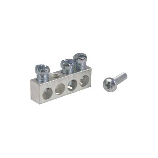 Load Center Accessory; Ground Bar; 1.38 In.; 30 A; 12-10, 14-10 AWG