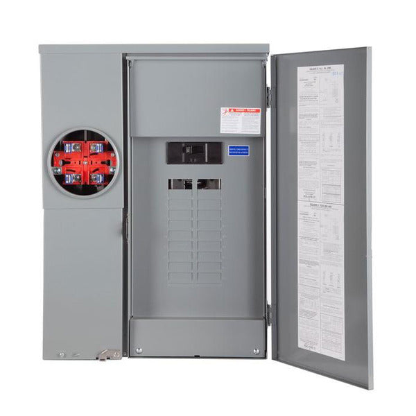 Meter Mains; Solar Ready; Ring Type; 200 A; 22 KAIC; 120/240 VAC