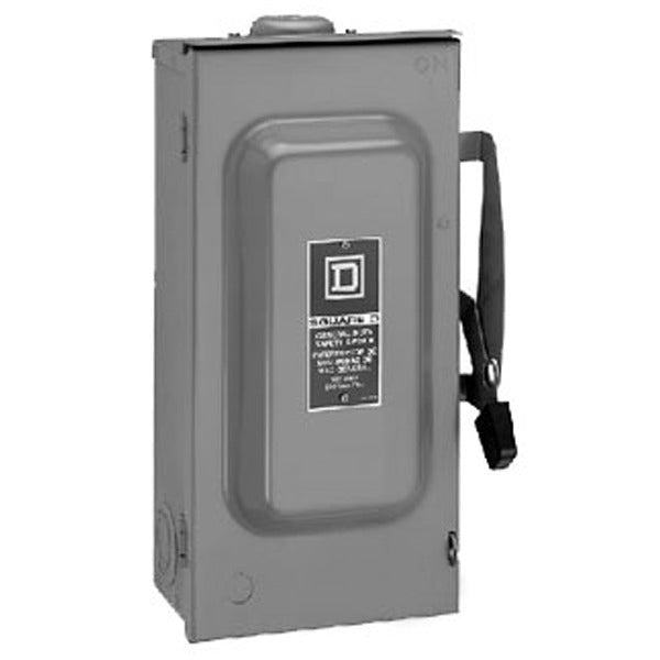 Safety Switch|Disconnect; General Duty; Fused; 100 A; 240 VAC; 2 Pole; Single Throw