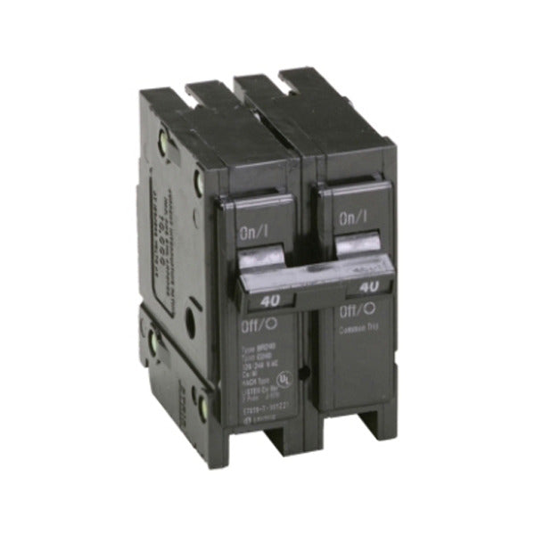 Circuit Breaker; Residential; Tandem; 40 A; 120 VAC; 10 kAIC at 120 VAC; BR