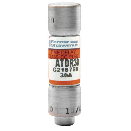 ATDR30 Fuse, Amp-Trap 2000-«, 600V AC/DC, 30A, Time-Delay, Class CC, ATDR Series