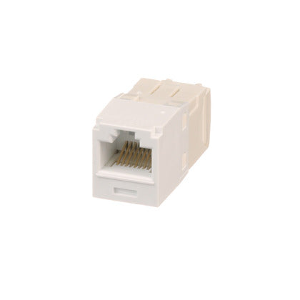 CJ688TGWH Snap In Connector, Mini-Com, TX6 PLUS UTP, Cat 6, White