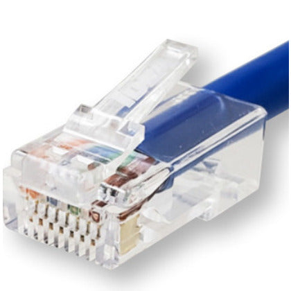 85-367 Category 6 Single Piece Modular Plug, RJ-45, 8P8C, 25/Card