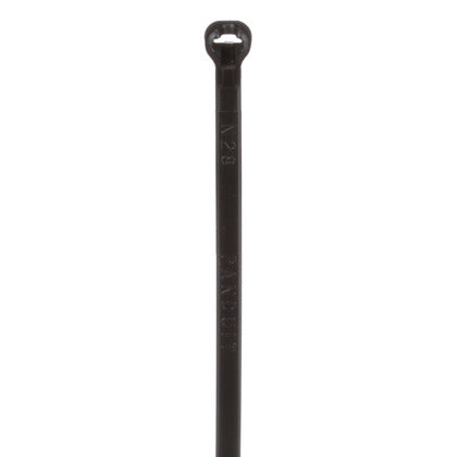 BT3I-C0 Cable Tie, Intermediate, 11.3" Long, UV Nylon, Black, 100/Pack