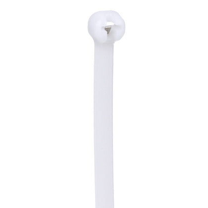 BT2S-C Cable Tie, Standard, 8" Long, Nylon, Natural Color, 100/Pack