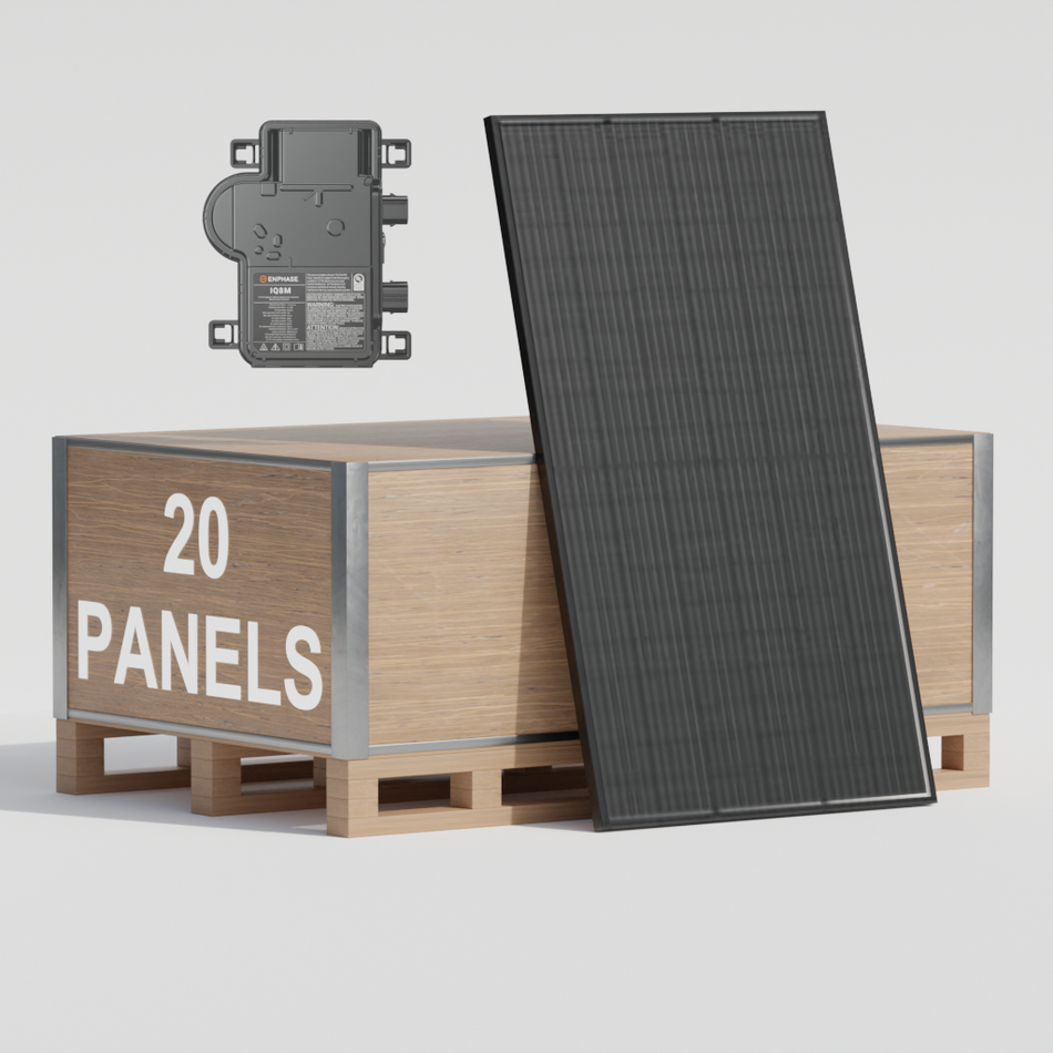 8 kW Solar Panel Kit Grid Tied with Enphase Microinverters