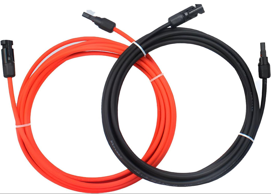 10FT MC4 10AWG  Solar Extension Cable with Female and Male Connector
