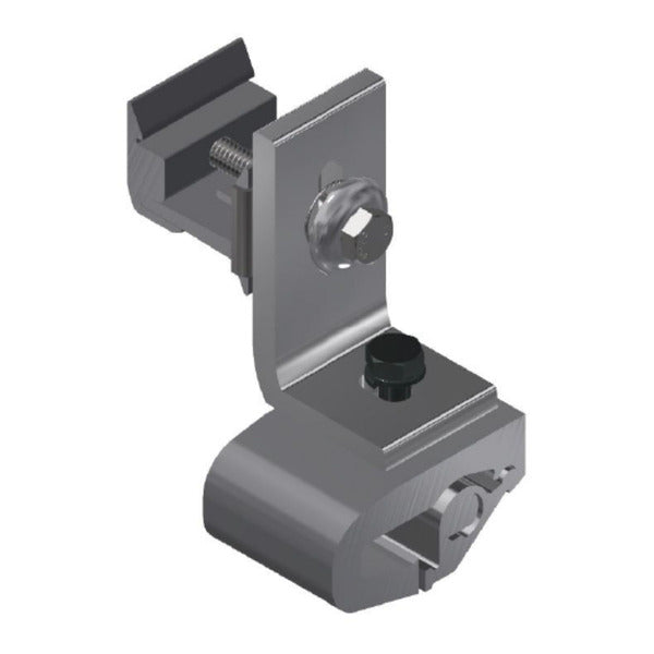 SnapNrack Ultra Rail Wide Base Seam Clamp w/L-Foot & Lock, 242-05159