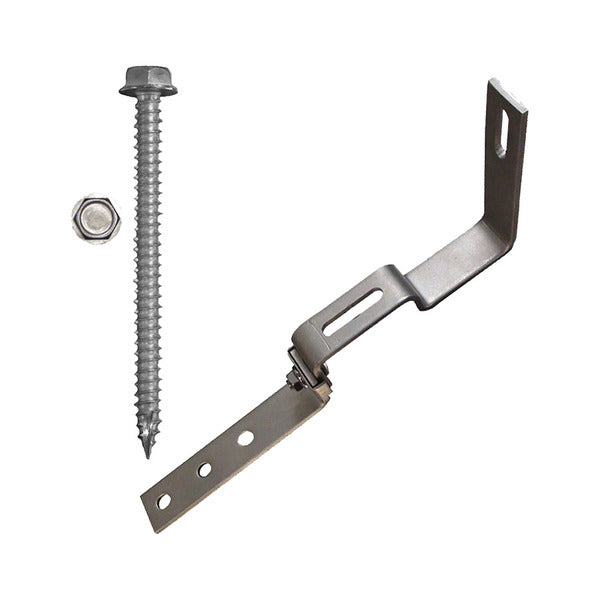 QuickBOLT 90 Degree Steel Adjustable Roof Hook Kit, 17612