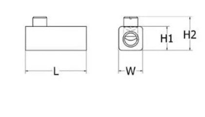 AMS2 Mechanical Splicer/Reducer, 14 - 2 AWG, Aluminum