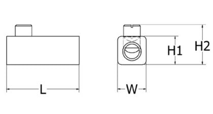 AMS4/0 Mechanical Splicer/Reducer, Aluminum, 6 - 4/0 AWG