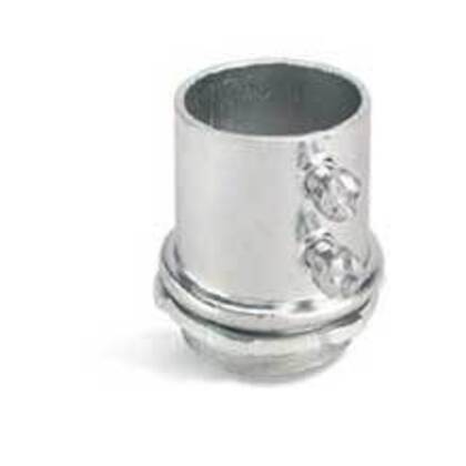 4150ST EMT Set Screw Connector, Insulated, 1-1/2 Inch, Steel/Zinc