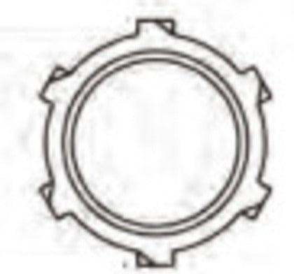 402 Conduit Locknut, 3/4", Steel/Zinc Plated