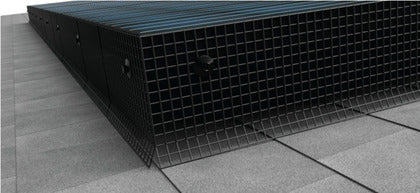 232-04076 Array Edge Screen, 8", Blk