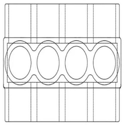 BIBD2/03 Multi-Tap Connector, 3-Port, Clear, Insulated, 14 - 2/0 AWG, 2-Sided