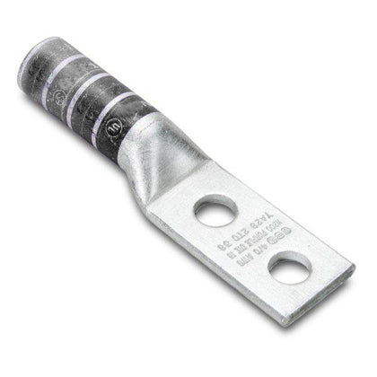 YA392N Compression Lug, 2 Hole, 750 MCM, 1/2" Stud, Copper