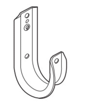 CAT12 Cablecat J-hook, steel, PG, 0.75" dia