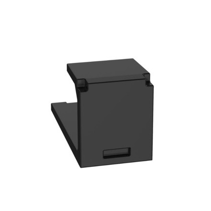 CMBBL-X Mini-Com® Blank Module, 1-Port, Black