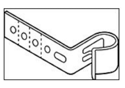 CS812D Cable/Conduit to stud attachment, 1/2", 3/4" EMT, 2 1/8" box depth