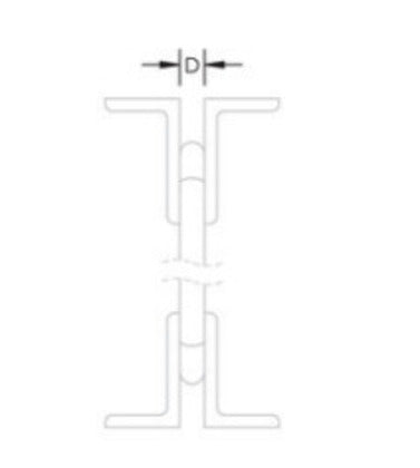 CTH037BC nVent CADDY Truss-T Bar Joist Hanger, Bottom Chord, 3/8" Rod