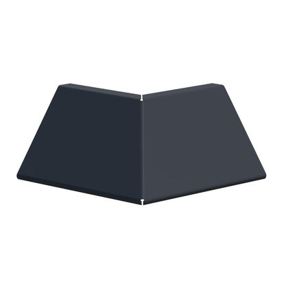 CTR-OUT-01-B1 Corner Cap, Outer, Alum, Blk