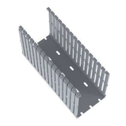 F3X5LG6 Wiring Duct,  Narrow Slot, 3" x 5" x 6', PVC, Gray