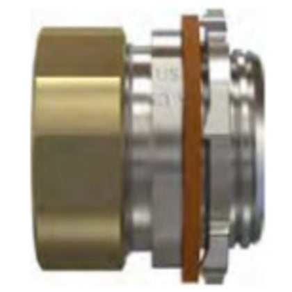 EC750USRT EMT Compression Connector, 1/2" Diameter, Rain Tight, Steel/Zinc