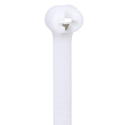 BT5LH-L Cable Tie w/ Metal Barb, 18.1", Nylon, Natural, 50/PK